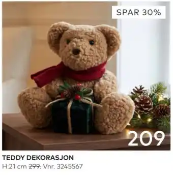 Teddy dekorasjon