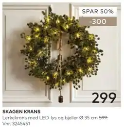 Skeidar Skagen krans tilbud