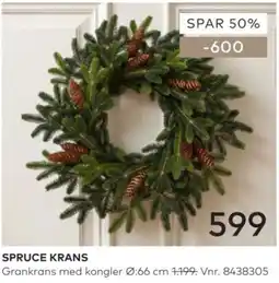 Skeidar Spruce Krans tilbud