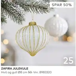 Skeidar Zafira julekule tilbud