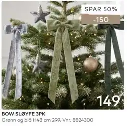 Skeidar Bow Sløyfe 3pk tilbud