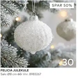 Skeidar Felicia julekule tilbud