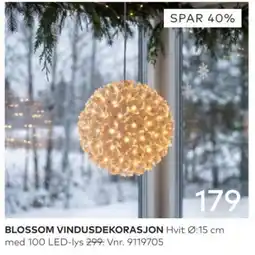Skeidar Blossom vindusdekorasjon tilbud