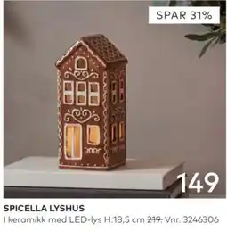 Skeidar Spicella lyshus tilbud