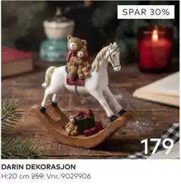 Skeidar Darin dekorasjon tilbud
