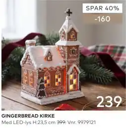 Skeidar Gingerbread kirke tilbud