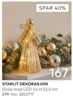 Skeidar Starlit dekorasjon tilbud