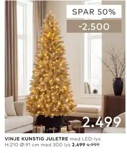 Skeidar Vinje kunstig juletre tilbud