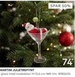 Skeidar Martini Juletrepynt tilbud
