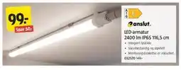 Jula LED-armatur 2400 lm IP65 116,5 cm tilbud