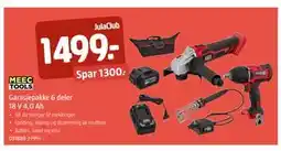 Jula Garasjepakke 6 deler 18 V 4,0 Ah tilbud