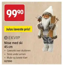 Jula Nisse med ski 45 cm tilbud