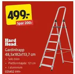 Jula Gardintrapp 48,5x182x113,7 cm tilbud