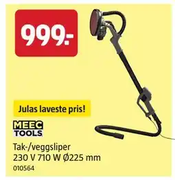 Jula Tak-/veggsliper 230 V 710 W Ø225 mm tilbud