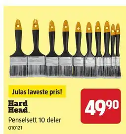 Jula Penselsett 10 deler tilbud
