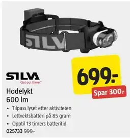 Jula Hodelykt 600 lm tilbud