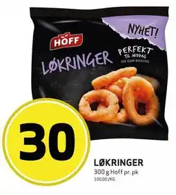 Bunnpris LØKRINGER tilbud