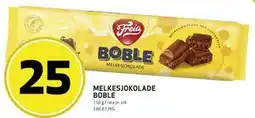 Bunnpris MELKESJOKOLADE BOBLE tilbud