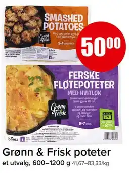 Spar Grønn & Frisk poteter tilbud