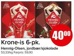 Spar Krone-is 6-pk tilbud