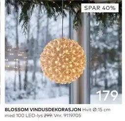 Skeidar BLOSSOM VINDUSDEKORASJON tilbud