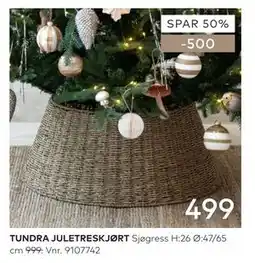 Skeidar TUNDRA JULETRESKJØRT tilbud