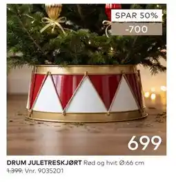 Skeidar DRUM JULETRESKJØRT tilbud