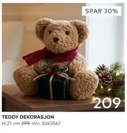 Skeidar TEDDY DEKORASJON tilbud