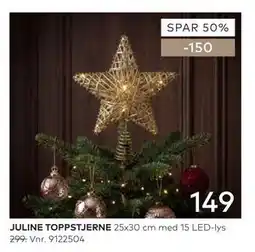 Skeidar JULINE TOPPSTJERNE tilbud