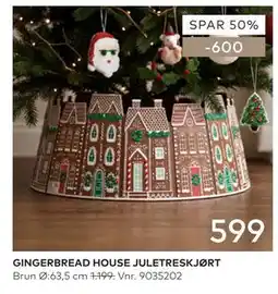 Skeidar GINGERBREAD HOUSE JULETRESKJØRT tilbud