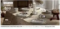 Skeidar HAMMERSHØI CHRISTMAS KRUS 2PK tilbud