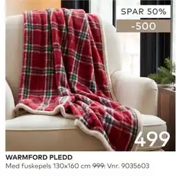 Skeidar WARMFORD PLEDD tilbud