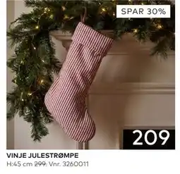 Skeidar VINJE JULESTRØMPE tilbud