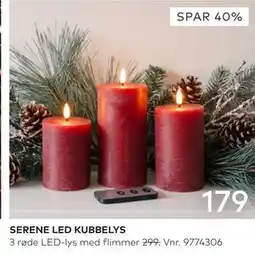 Skeidar SERENE LED KUBBELYS tilbud