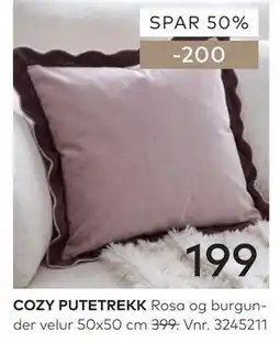 Skeidar COZY PUTETREKK tilbud