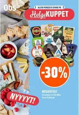 Coop Obs DESSERTOST tilbud