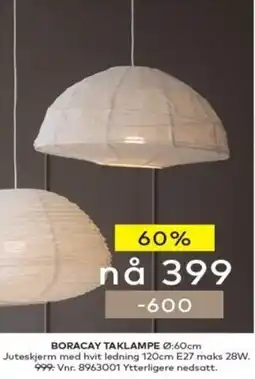 Skeidar Boracay taklampe tilbud