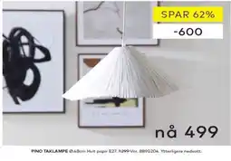 Skeidar Pino taklampe tilbud