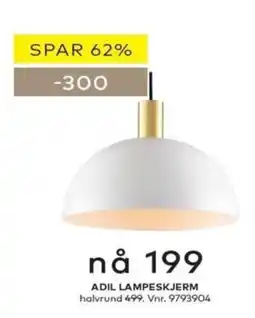 Skeidar Adil lampeskjerm tilbud