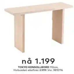 Skeidar Tokyo konsollbord tilbud