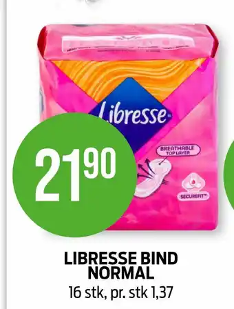 Kiwi Libresse bind normal tilbud