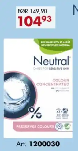 Sparkjøp Neutral colour concentrated tilbud