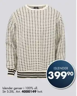 Sparkjøp Islander genser tilbud