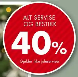 Sparkjøp ALT SERVISE OG BESTIKK tilbud