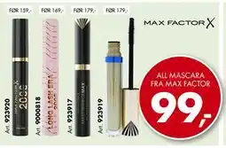 Sparkjøp ALL MASCARA FRA MAX FACTOR tilbud
