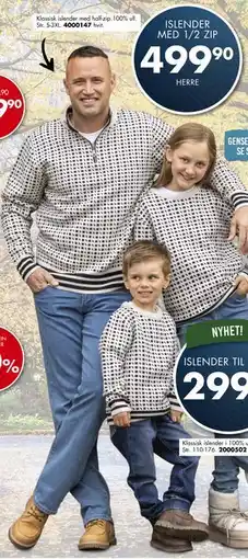 Sparkjøp ISLENDER MED 1/2 ZIP tilbud