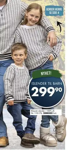 Sparkjøp ISLENDER TIL BARN tilbud