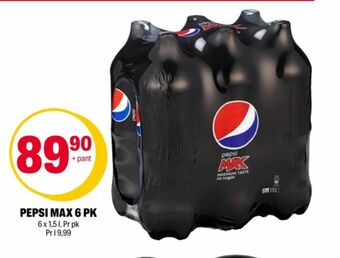 Coop Extra Pepsi max brus tilbud