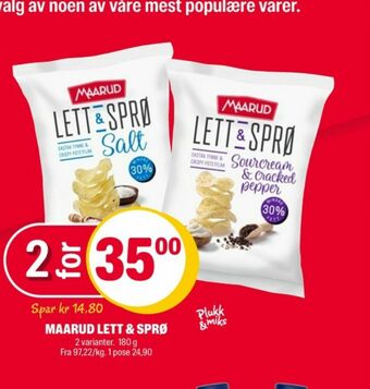 Coop Extra Maarud chips tilbud