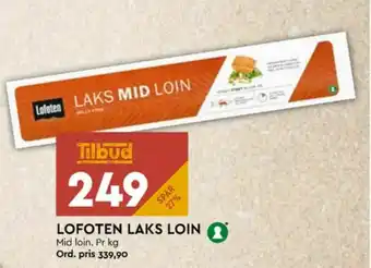 Coop Mega Lofoten lakseloin tilbud